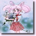 Manga: Rini Holding White Roses